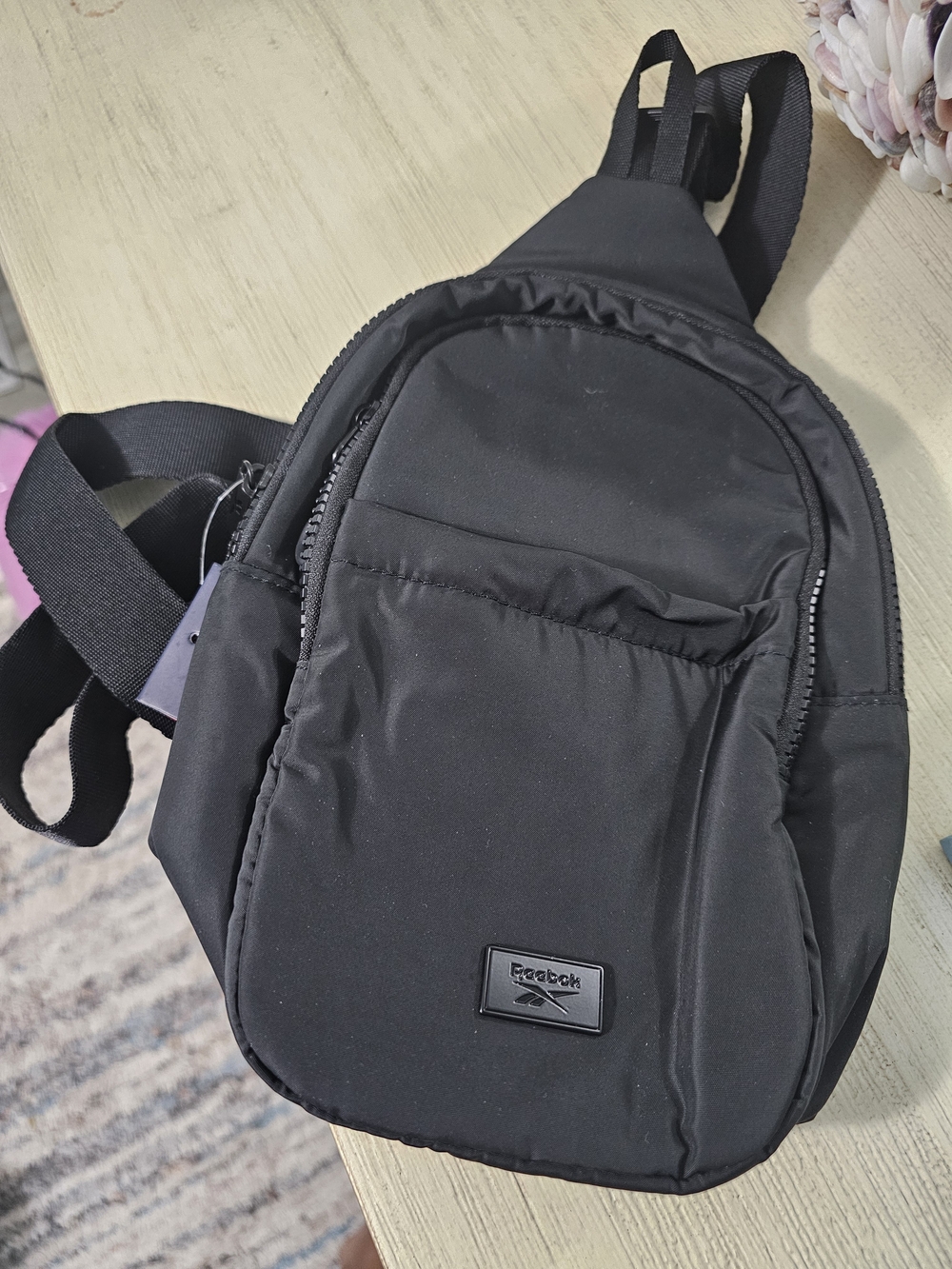 Reebok Black Men's Sling Crossbody Bag